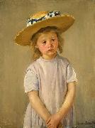 Child in a Straw Hat, Mary Cassatt